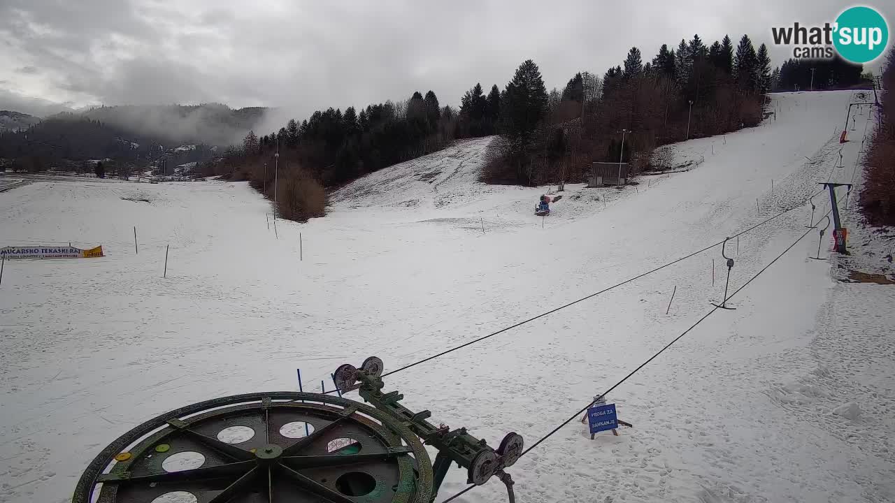 Webcam Smučišče Senožeta – Stazione sciistica a Srednja Vas vicino Bohinj