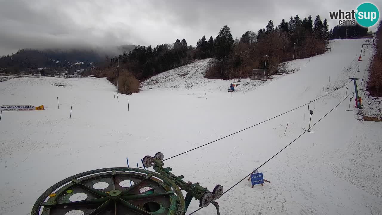 Webcam Smučišče Senožeta – Stazione sciistica a Srednja Vas vicino Bohinj