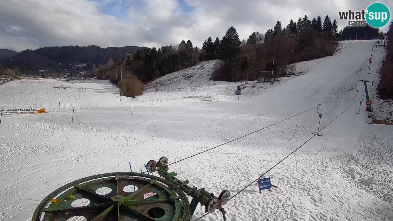 Webcam Smučišče Senožeta – Stazione sciistica a Srednja Vas vicino Bohinj