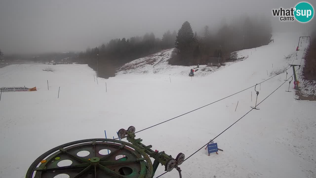 Webcam Smučišče Senožeta – Station de ski à Srednja Vas près de Bohinj