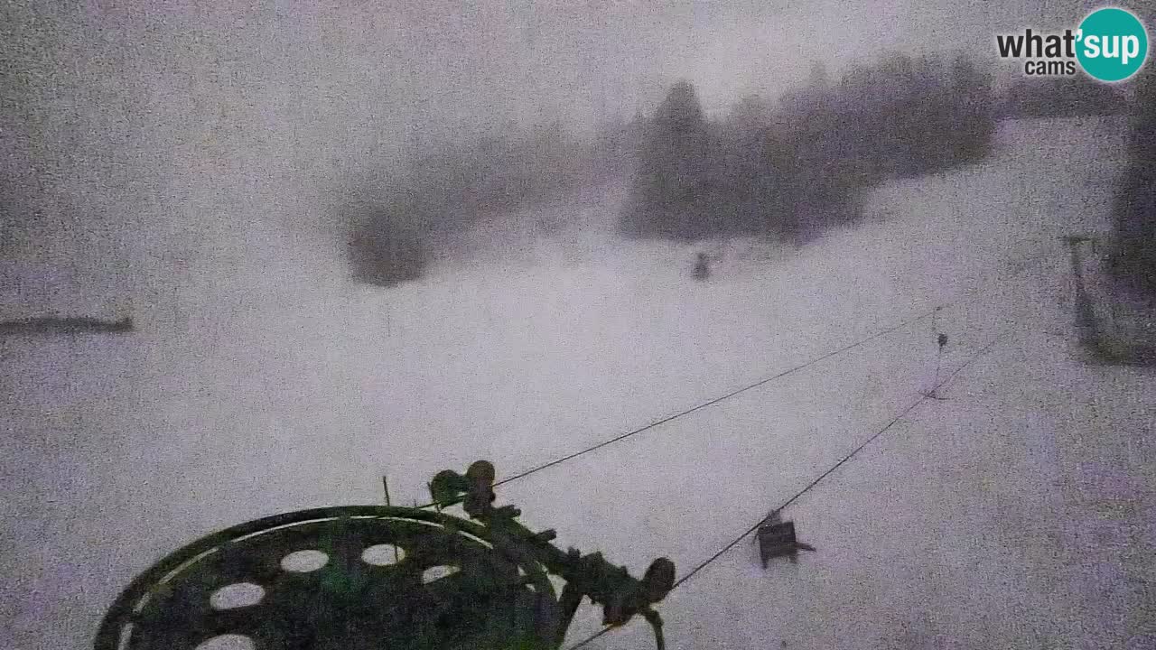 Webcam Smučišče Senožeta – Station de ski à Srednja Vas près de Bohinj