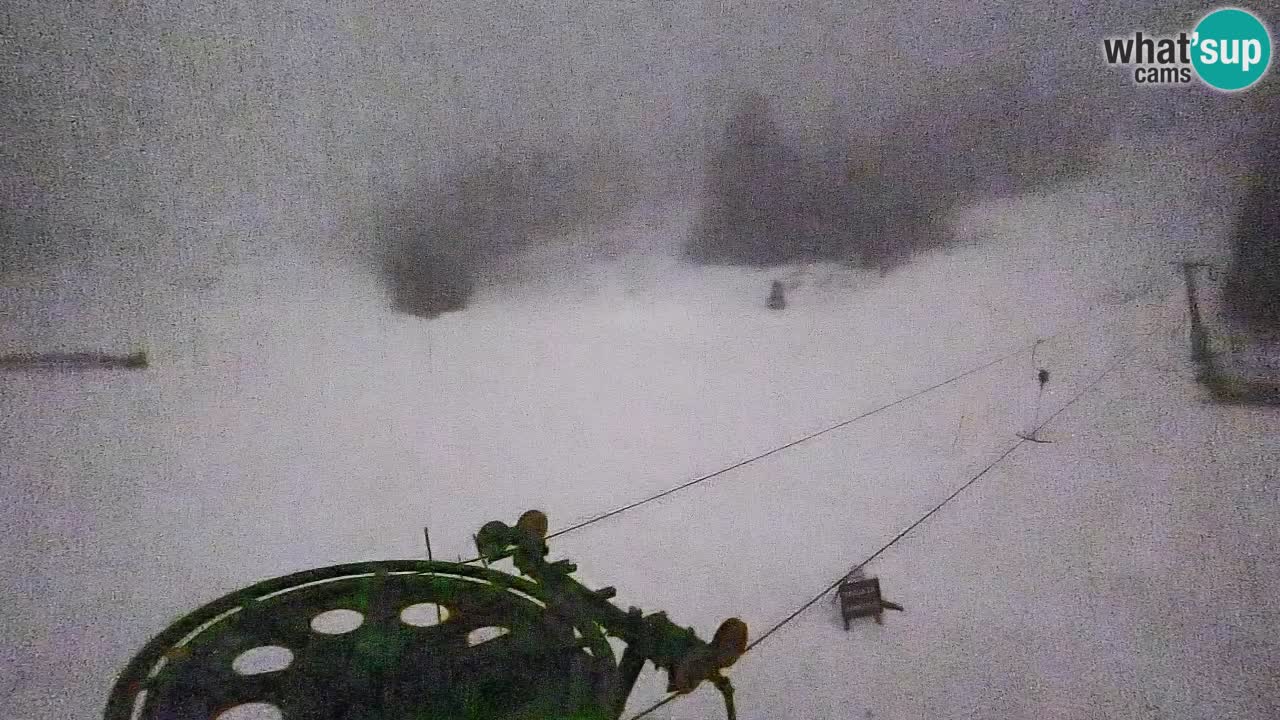 Webcam Smučišče Senožeta – Station de ski à Srednja Vas près de Bohinj