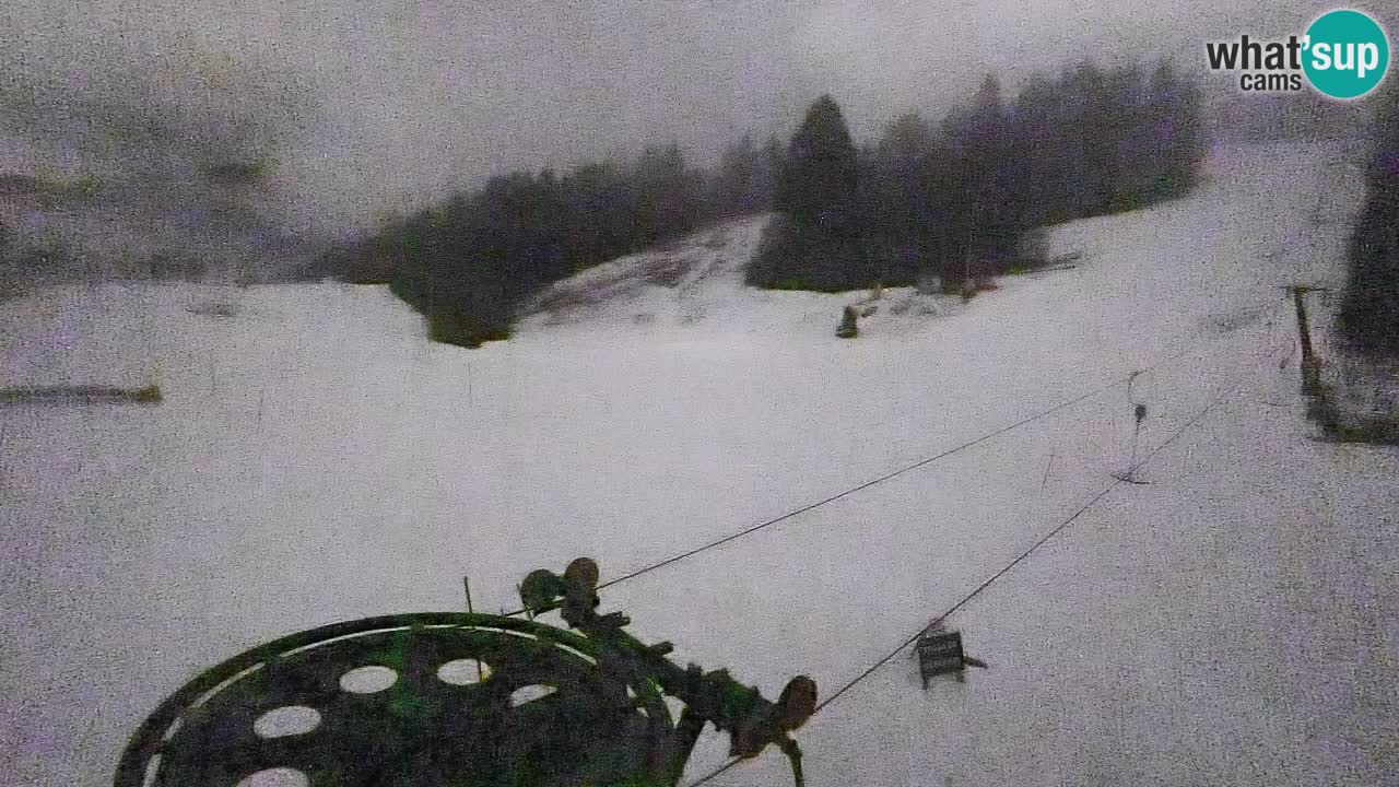 Webcam Smučišče Senožeta – Station de ski à Srednja Vas près de Bohinj