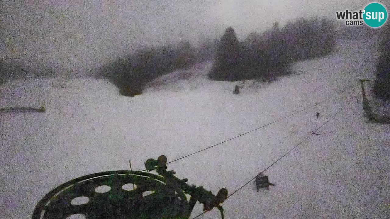 Cámara web Smučišče Senožeta – Estación de esquí en Srednja Vas cerca de Bohinj