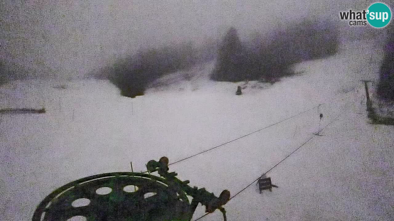 Webcam Smučišče Senožeta – Station de ski à Srednja Vas près de Bohinj