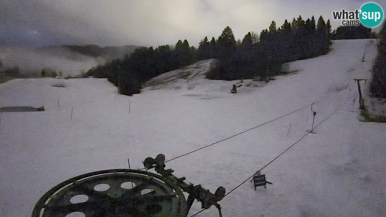 Webcam Smučišče Senožeta – Ski Resort Live View near Bohinj