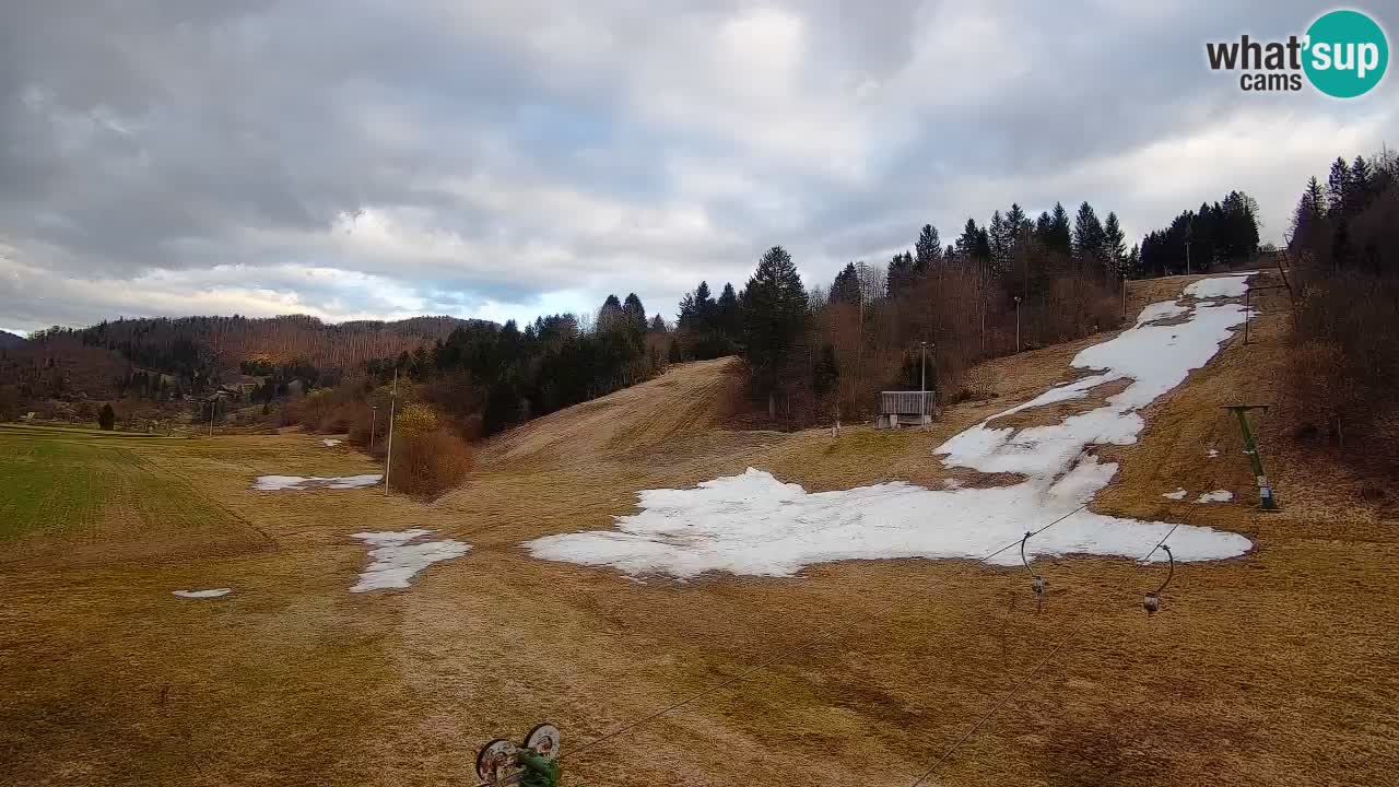 Webcam Smučišče Senožeta – Stazione sciistica a Srednja Vas vicino Bohinj