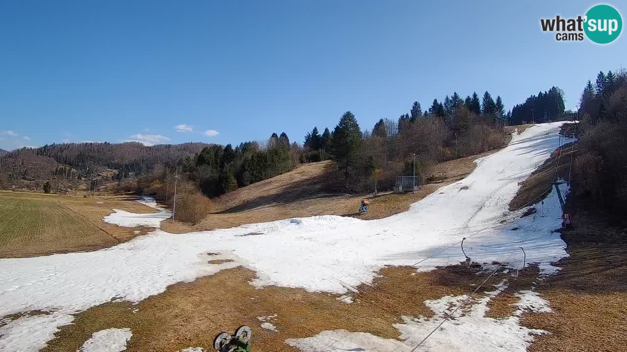 Webcam Smučišče Senožeta – Stazione sciistica a Srednja Vas vicino Bohinj