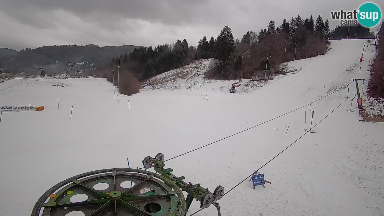 Spletna kamera Smučišče Senožeta – smučarsko središče v Srednji vasi pri Bohinju