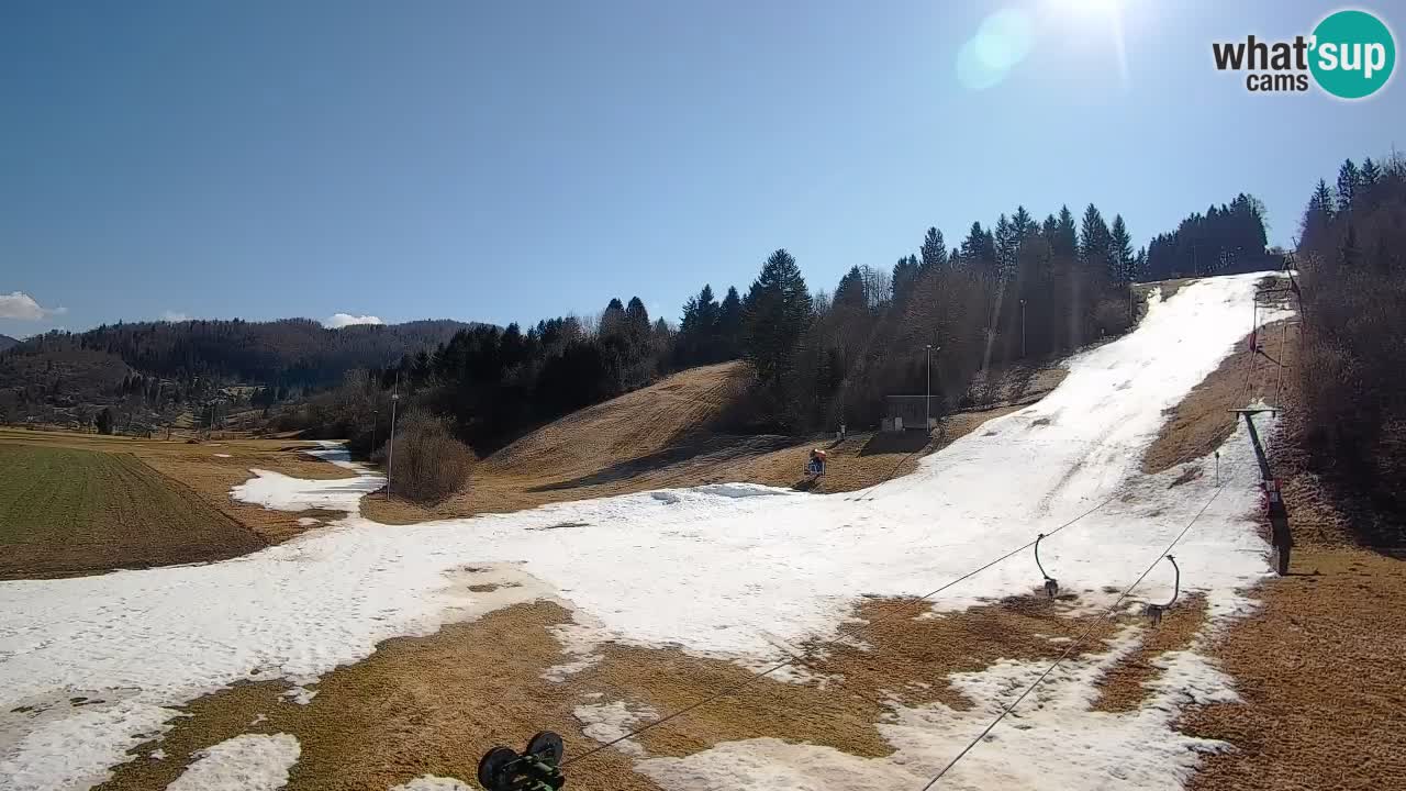 Web kamera Smučišče Senožeta – Skijalište u Srednjoj Vasi kod Bohinja