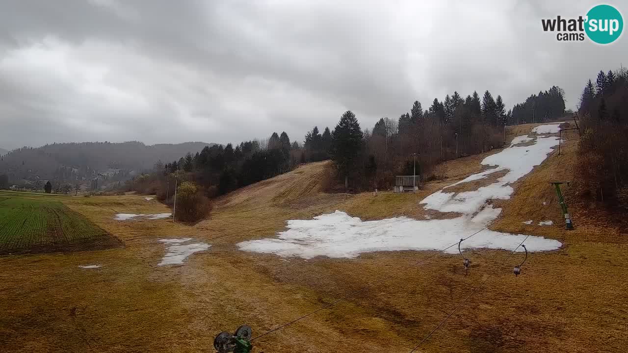 Cámara web Smučišče Senožeta – Estación de esquí en Srednja Vas cerca de Bohinj