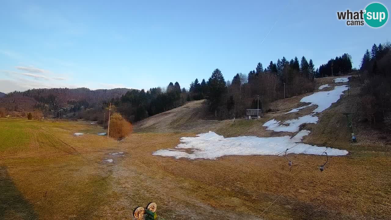 Webcam Smučišče Senožeta – Ski Resort Live View near Bohinj