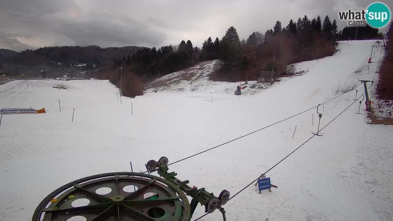 Webcam Smučišče Senožeta – Station de ski à Srednja Vas près de Bohinj