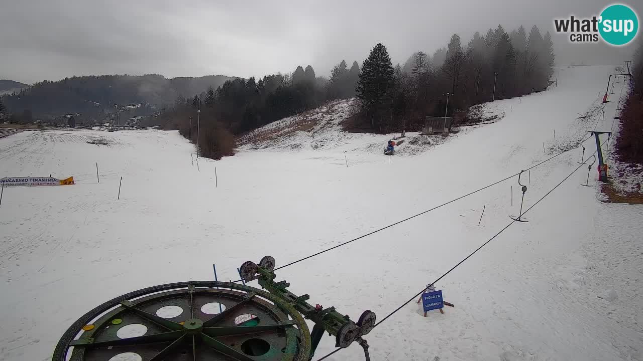 Webcam Smučišče Senožeta – Stazione sciistica a Srednja Vas vicino Bohinj