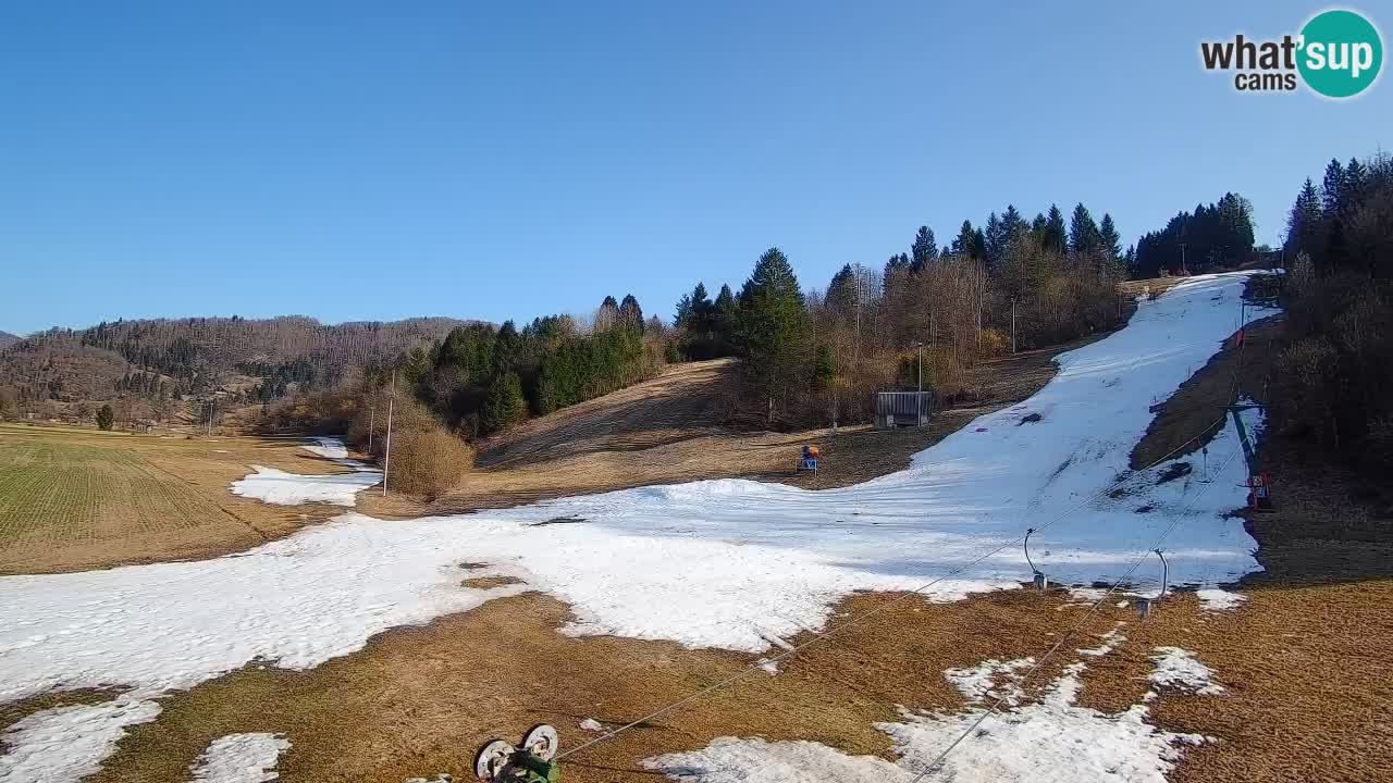 Webcam Smučišče Senožeta – Ski Resort Live View near Bohinj