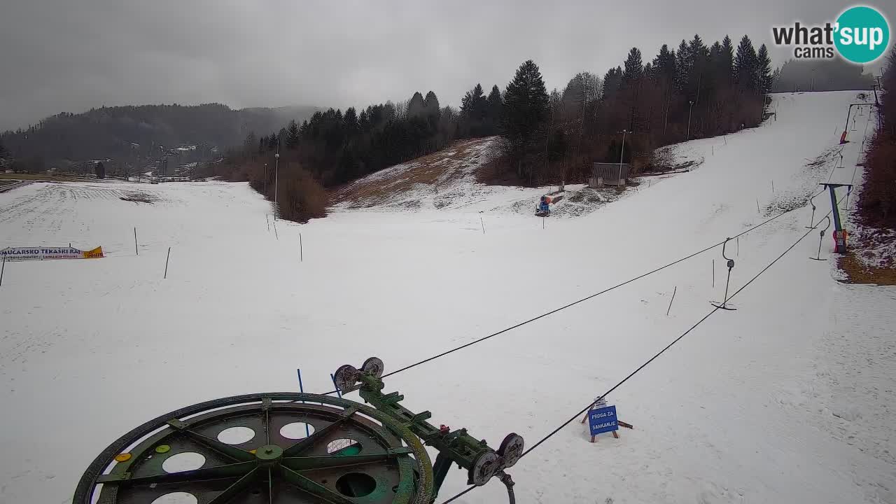 Webcam Smučišče Senožeta – Ski Resort Live View near Bohinj
