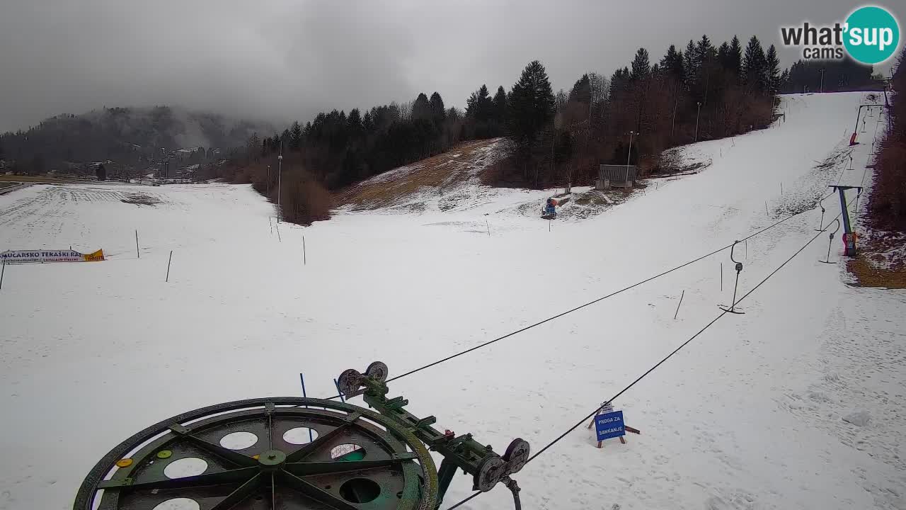 Webcam Smučišče Senožeta – Station de ski à Srednja Vas près de Bohinj