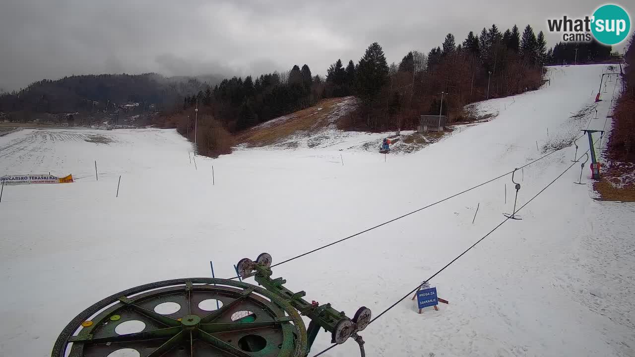 Cámara web Smučišče Senožeta – Estación de esquí en Srednja Vas cerca de Bohinj