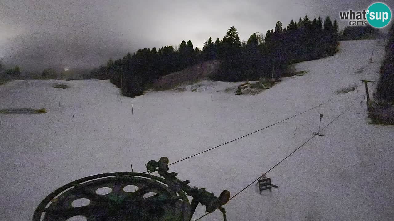 Webcam Smučišče Senožeta – Stazione sciistica a Srednja Vas vicino Bohinj