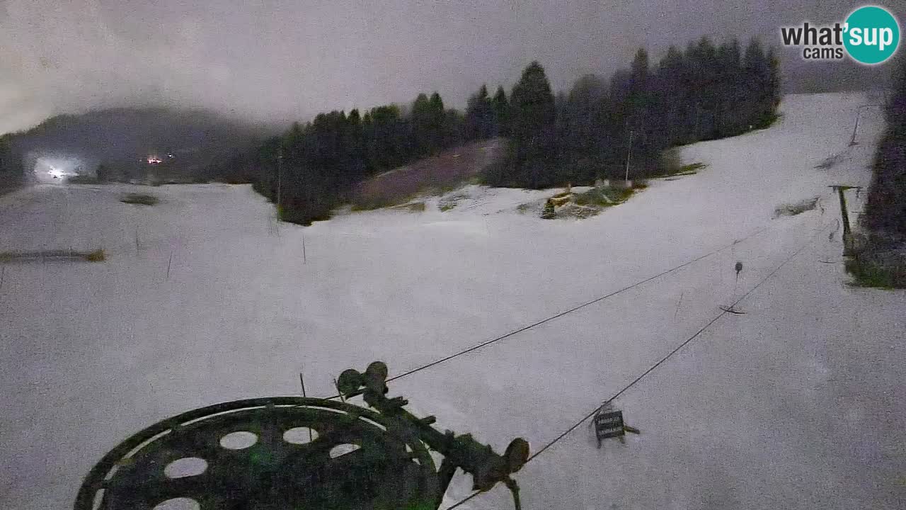 Cámara web Smučišče Senožeta – Estación de esquí en Srednja Vas cerca de Bohinj