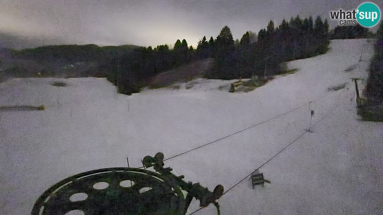 Webcam Smučišče Senožeta – Station de ski à Srednja Vas près de Bohinj