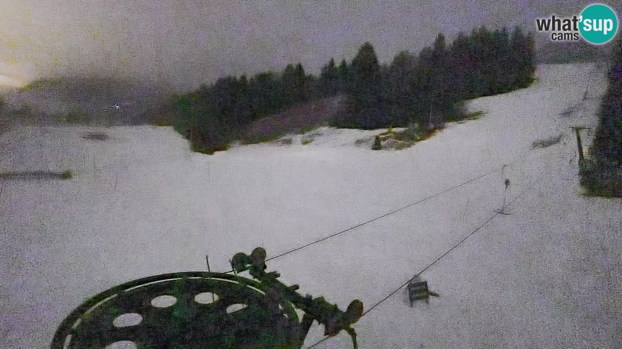 Webcam Smučišče Senožeta – Station de ski à Srednja Vas près de Bohinj