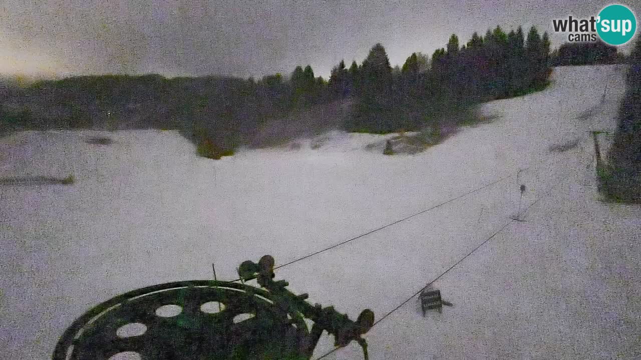 Cámara web Smučišče Senožeta – Estación de esquí en Srednja Vas cerca de Bohinj