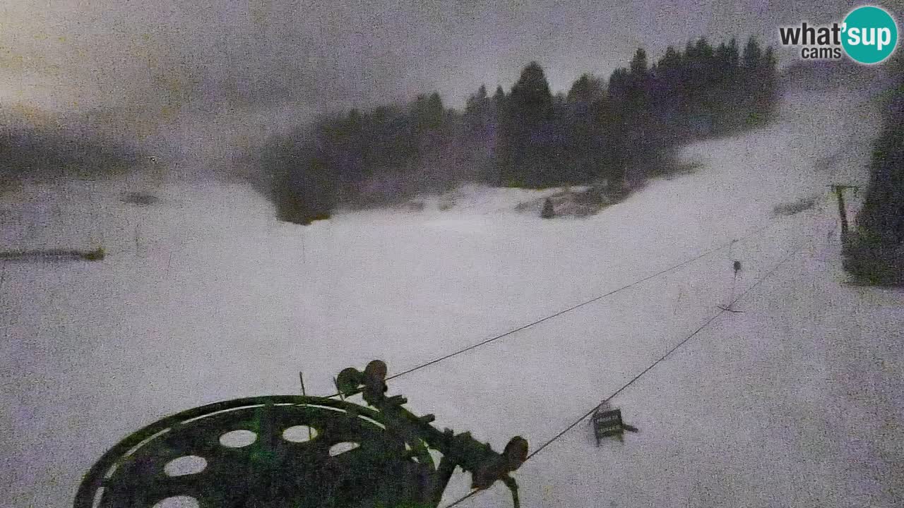 Webcam Smučišče Senožeta – Station de ski à Srednja Vas près de Bohinj