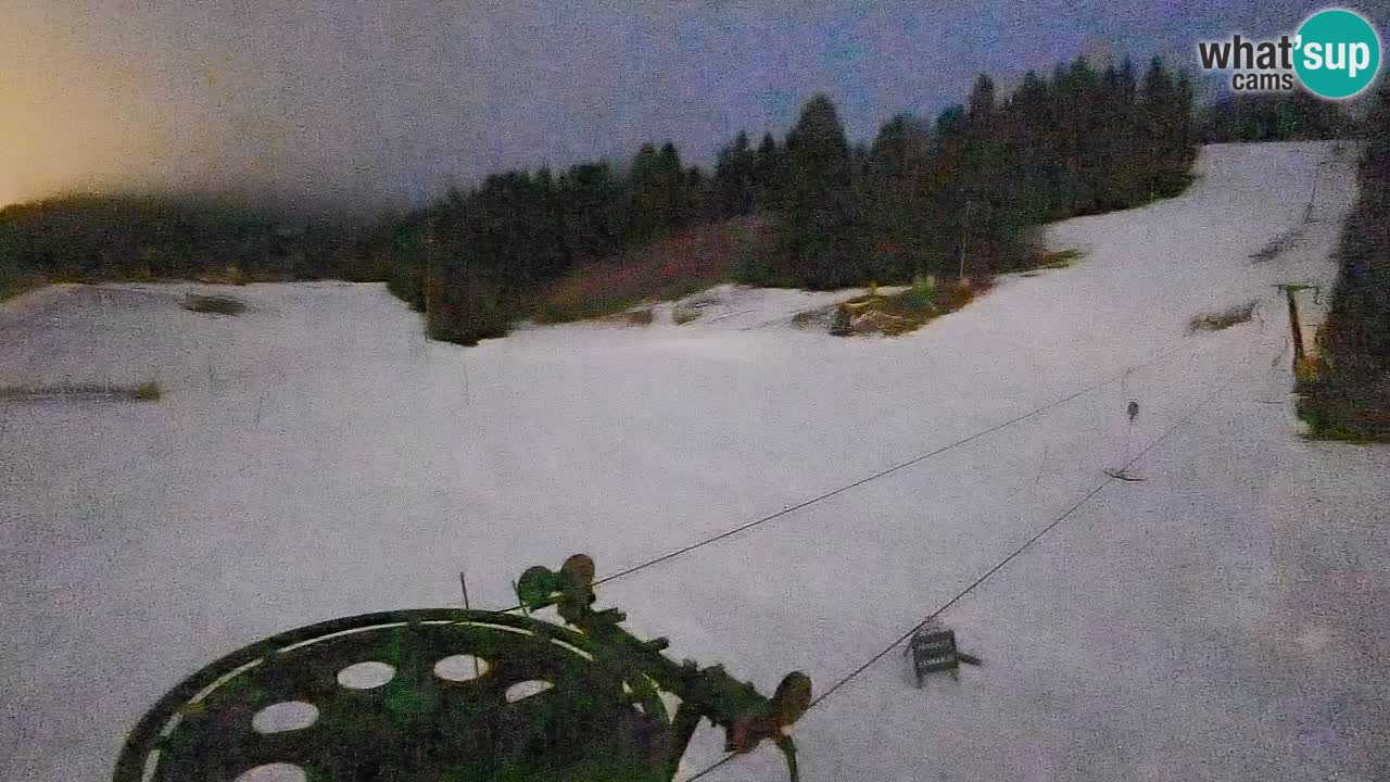 Webcam Smučišče Senožeta – Stazione sciistica a Srednja Vas vicino Bohinj