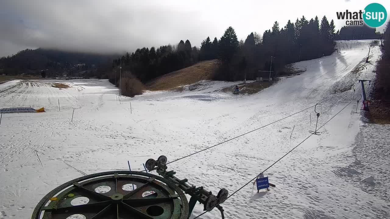 Webcam Smučišče Senožeta – Stazione sciistica a Srednja Vas vicino Bohinj
