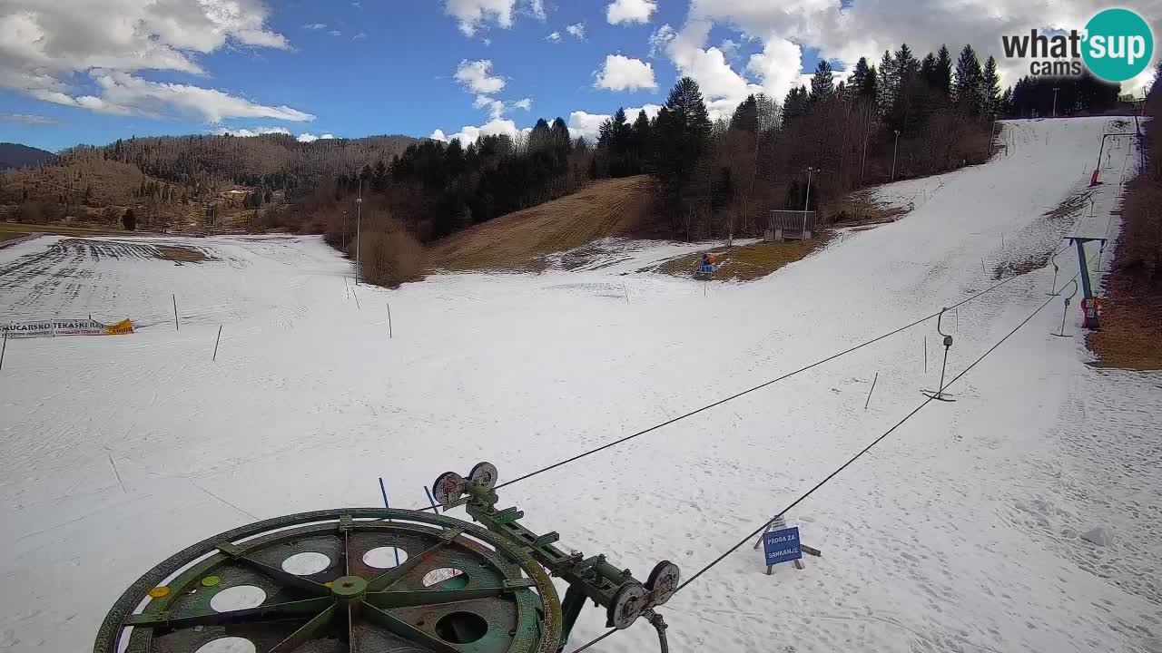Webcam Smučišče Senožeta – Ski Resort Live View near Bohinj