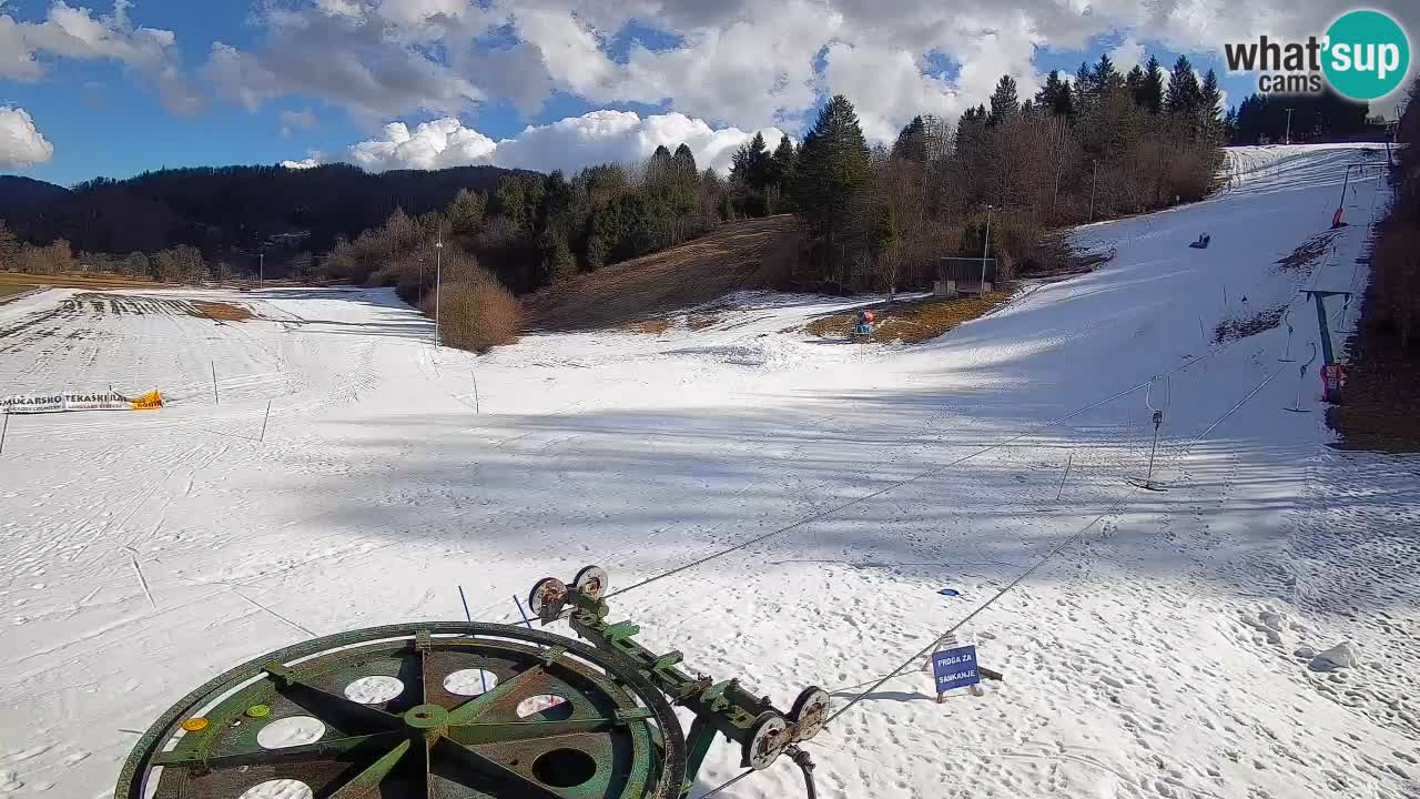 Webcam Smučišče Senožeta – Ski Resort Live View near Bohinj