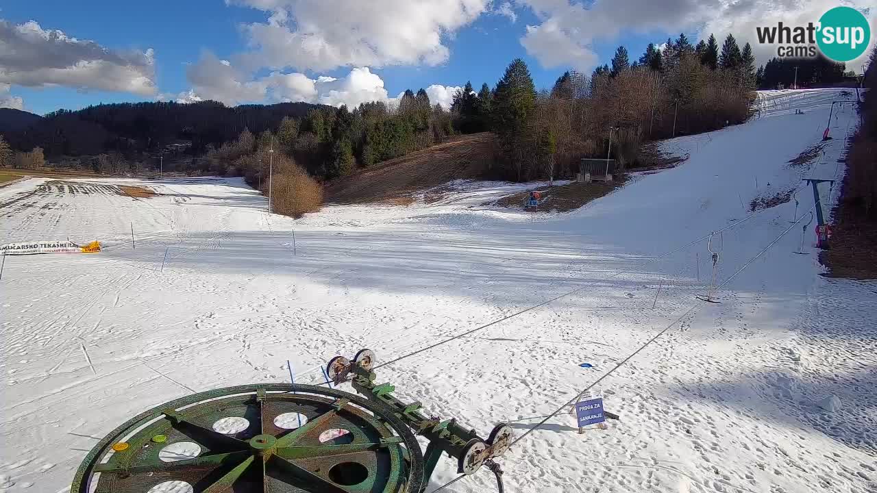 Web kamera Smučišče Senožeta – Skijalište u Srednjoj Vasi kod Bohinja