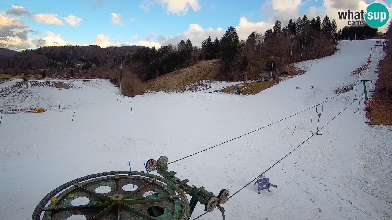 Webcam Smučišče Senožeta – Stazione sciistica a Srednja Vas vicino Bohinj