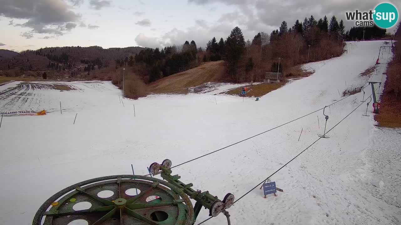 Webcam Smučišče Senožeta – Stazione sciistica a Srednja Vas vicino Bohinj