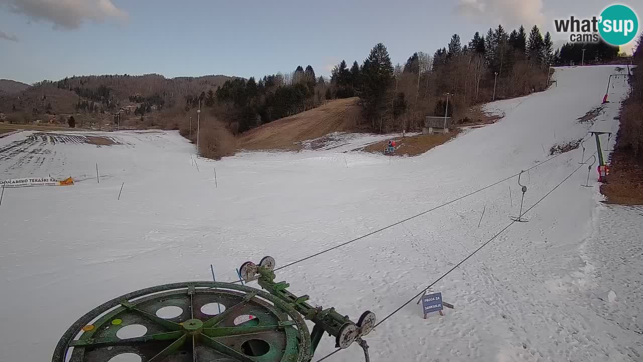 Cámara web Smučišče Senožeta – Estación de esquí en Srednja Vas cerca de Bohinj