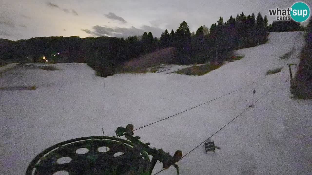 Webcam Smučišče Senožeta – Station de ski à Srednja Vas près de Bohinj