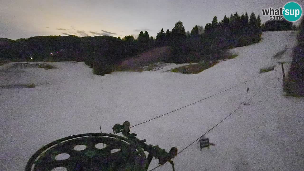 Webcam Smučišče Senožeta – Stazione sciistica a Srednja Vas vicino Bohinj