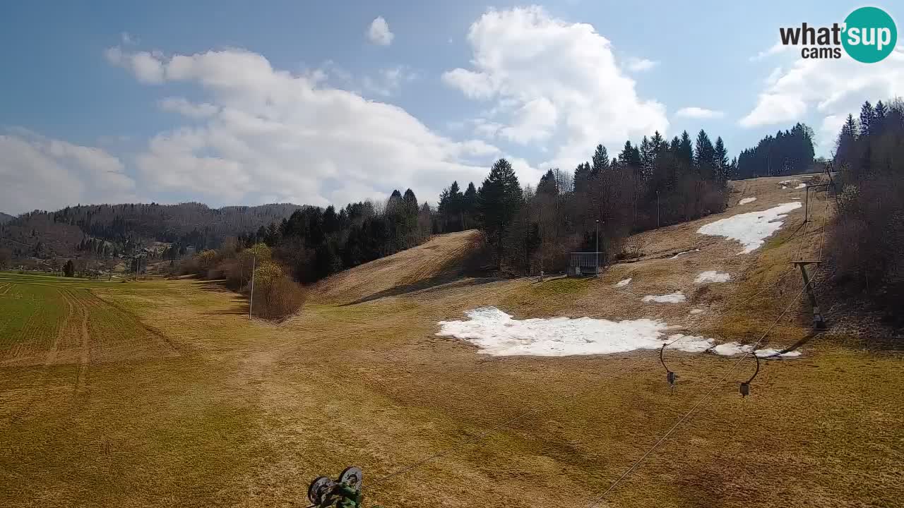 Cámara web Smučišče Senožeta – Estación de esquí en Srednja Vas cerca de Bohinj