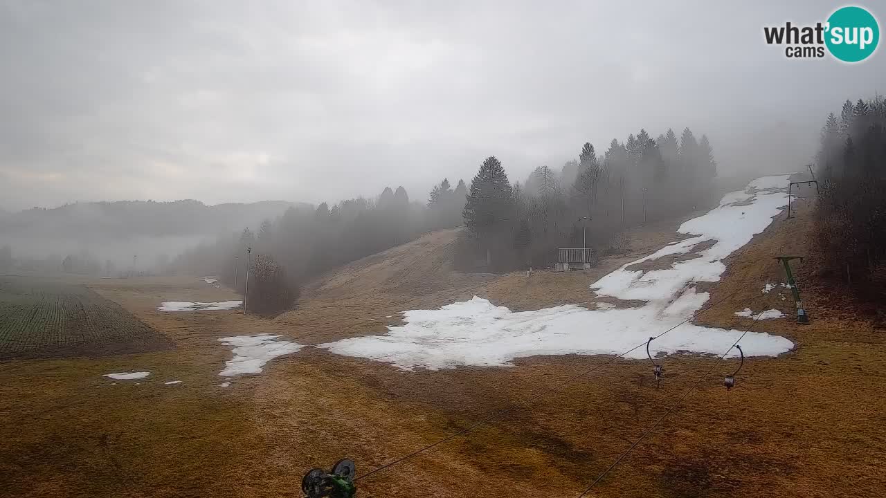 Webcam Smučišče Senožeta – Station de ski à Srednja Vas près de Bohinj