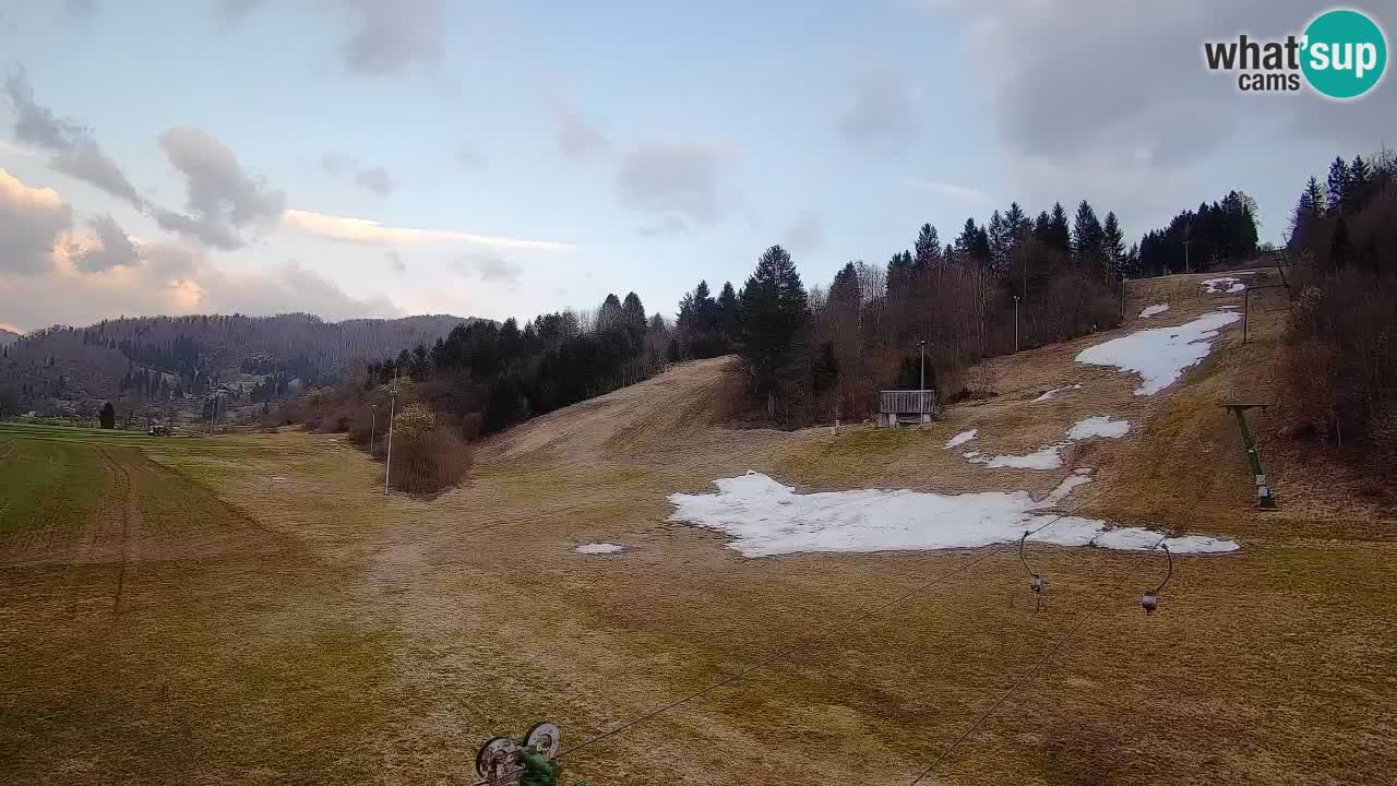 Webcam Smučišče Senožeta – Station de ski à Srednja Vas près de Bohinj