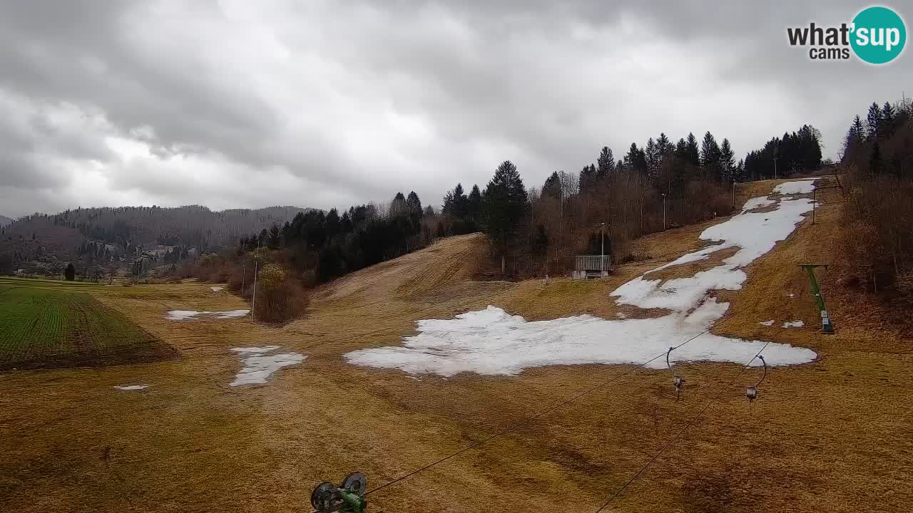 Webcam Smučišče Senožeta – Ski Resort Live View near Bohinj