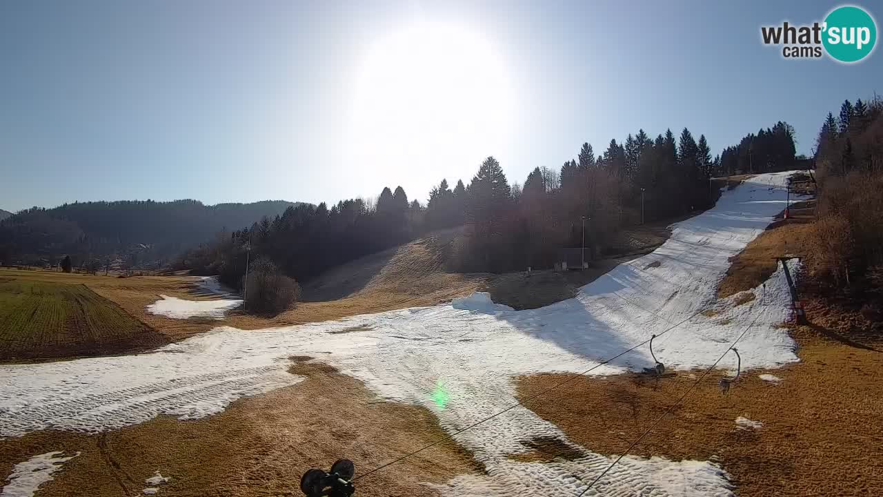 Webcam Smučišče Senožeta – Ski Resort Live View near Bohinj