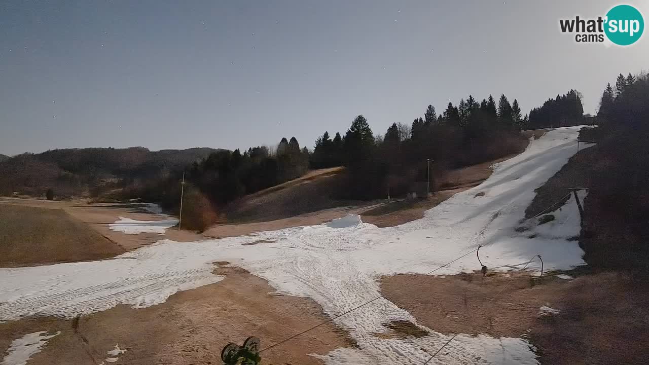 Webcam Smučišče Senožeta – Ski Resort Live View near Bohinj