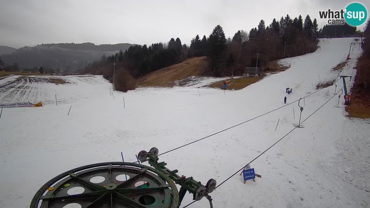 Webcam Smučišče Senožeta – Station de ski à Srednja Vas près de Bohinj