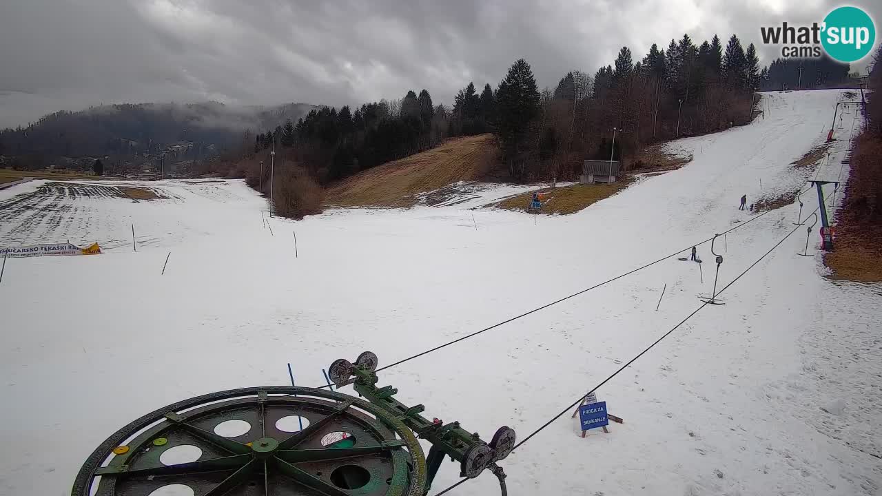 Webcam Smučišče Senožeta – Station de ski à Srednja Vas près de Bohinj