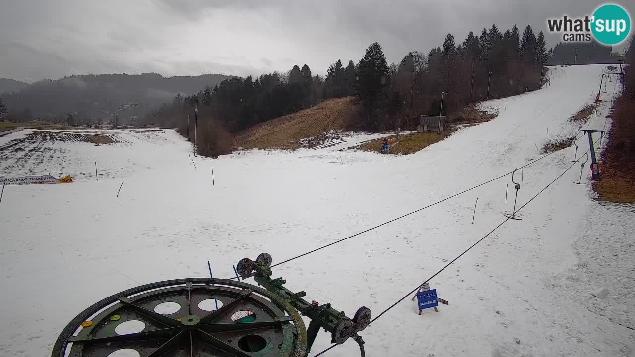 Webcam Smučišče Senožeta – Stazione sciistica a Srednja Vas vicino Bohinj