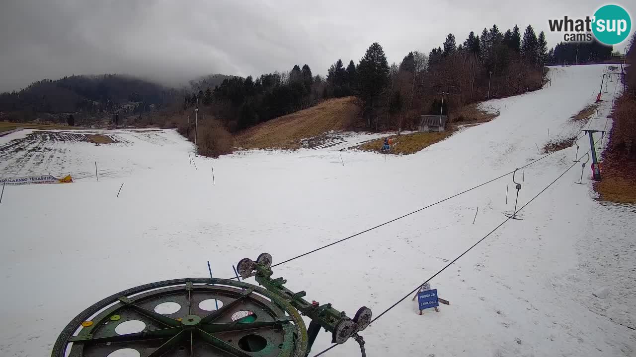 Webcam Smučišče Senožeta – Station de ski à Srednja Vas près de Bohinj
