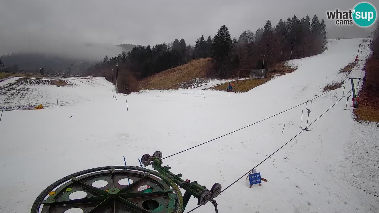 Webcam Smučišče Senožeta – Stazione sciistica a Srednja Vas vicino Bohinj