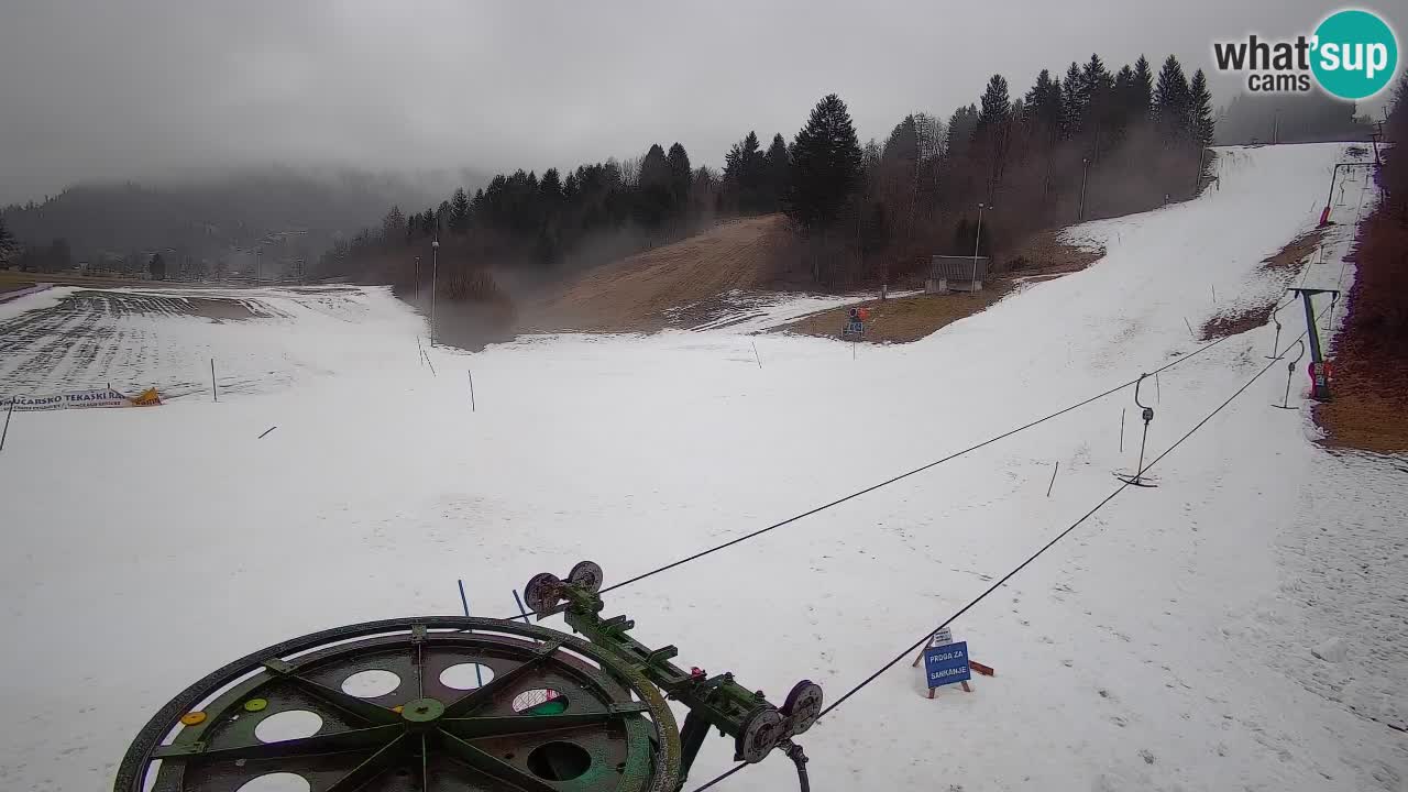 Webcam Smučišče Senožeta – Ski Resort Live View near Bohinj